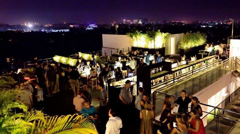 rooftop bar in yangon