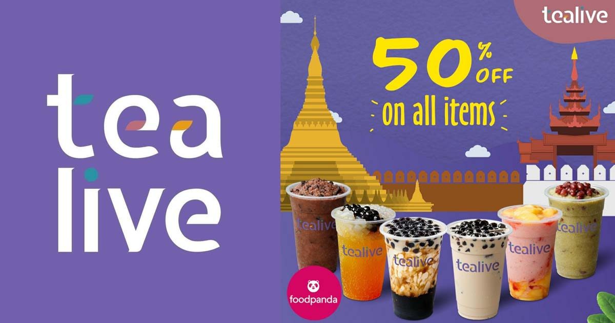 Tealive ရဲ့ 50% Off Promotion