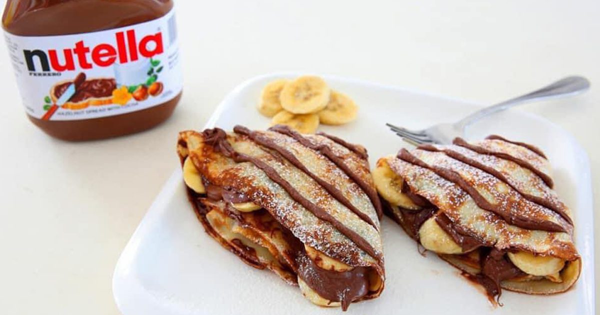 Nutella ငှက်ပျောသီး ပန်ကိတ် ပြုလုပ်နည်း